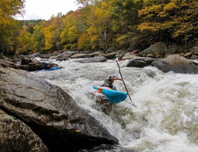 Kayakers on the Yough River